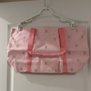 Victoria's Secret Pink Striped Tote